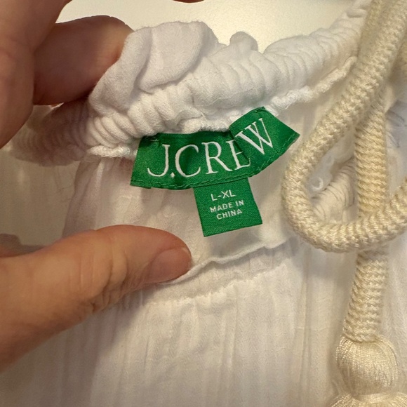 J Crew dress cover up tiered rope tie - Picture 2 of 4